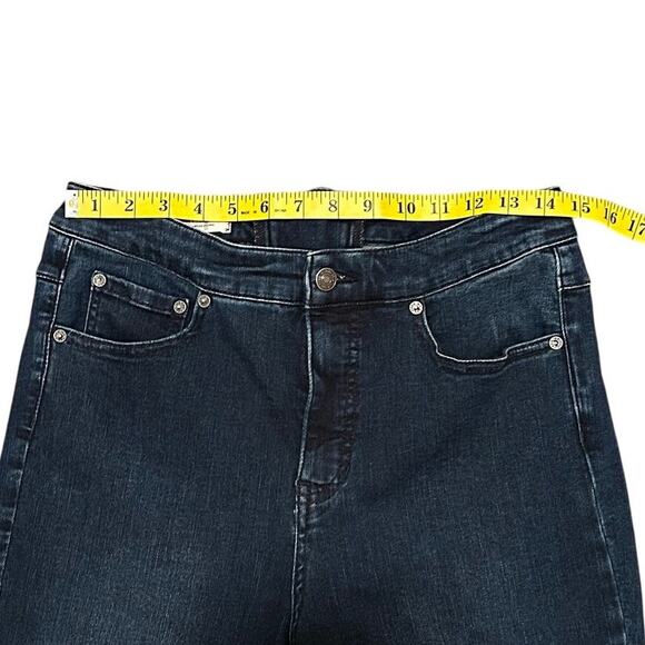 We The Free People CRVY Size 31 Super High Rise Ma Cherie Lace Up Jean Flare Raw - Picture 4 of 11